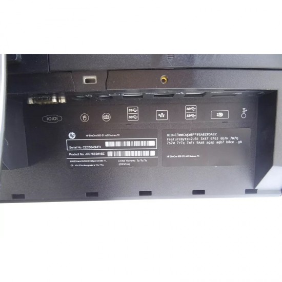 HP AIO ALL IN ONE PC 800 G1 ELITEONE i7-4790S 3.20Ghz RAM 8GB SSD 256GB WIN 10 PRO- APERTO MAI USATO