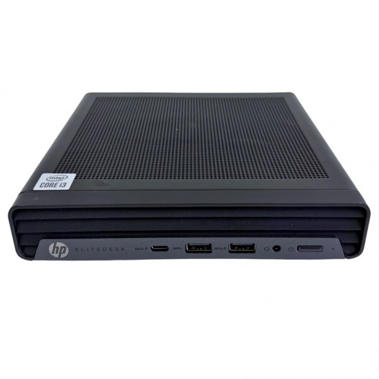 HP ELITEDESK 800 G6 PC DESKTOP MINIPC INTEL CORE I3-10100 8GB HDD 500GB WIN 11 PRO-ricondizionato