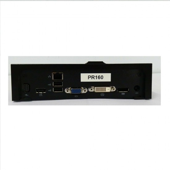 DOCKING STATION DELL PR03X USB 2.0 REPLICATORE DI PORTE VGA DVI DISPLAY PORT