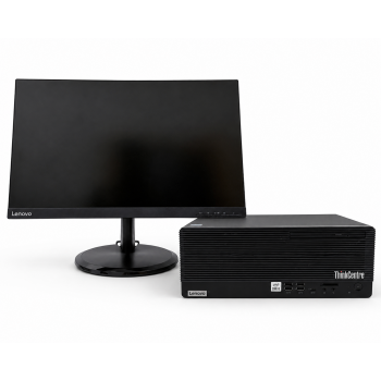 KIT LENOVO M70T PC SFF INTEL I5-10400 8GB 256GB+HDD 1TB MONITOR LENOVO C24-20 MK- ricondizionato