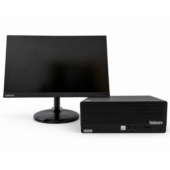 KIT LENOVO M70T PC SFF INTEL I5-10400 8GB 256GB+HDD 1TB MONITOR LENOVO C24-20 MK- ricondizionato