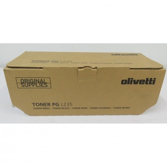 B0709 OLIVETTI PGL235 CARTUCCIA TONER NERO ORIGINALE LASER 15000 PAGINE PG L235 PG L245 B0709