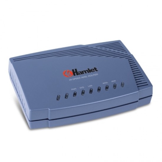 ROUTER HAMLET ADSL2+ 1 PORTA LAN HRDSL512