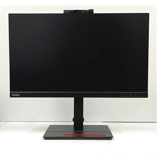 MONITOR LENOVO THINKVISION T24v-20 23.8"FHD WEBCAM HDMI DP VGA USB - ricondizionato