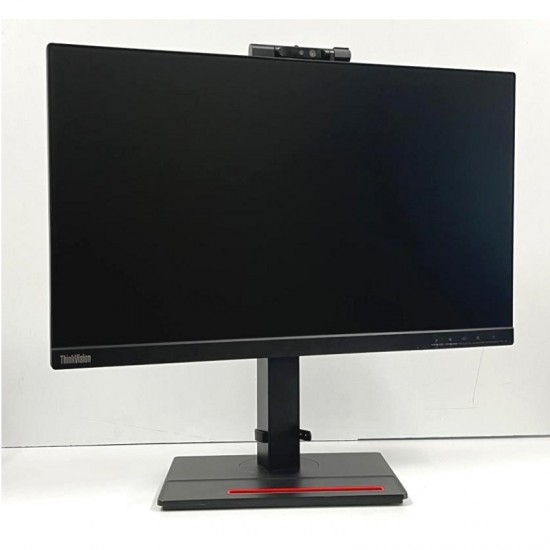MONITOR LENOVO THINKVISION T24v-20 23.8"FHD WEBCAM HDMI DP VGA USB - ricondizionato