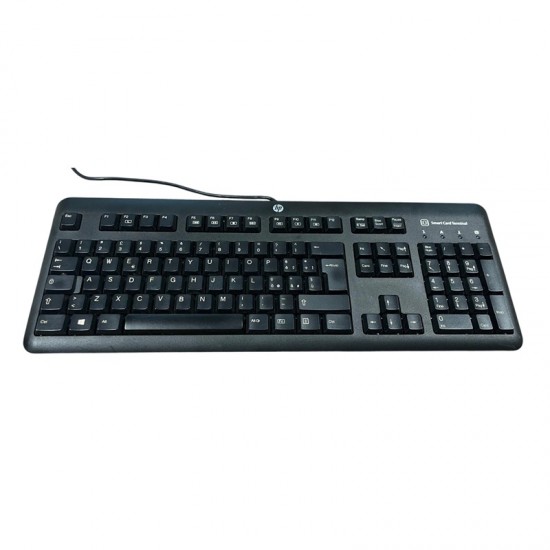 TASTIERA HP SMART CARD KUS1206 USB QWERTY ITA NERO 700847-061 701671-061 - usato 