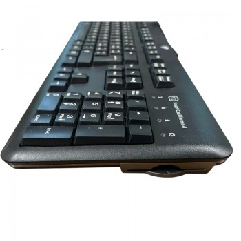 TASTIERA HP SMART CARD KUS1206 USB QWERTY ITA NERO 700847-061 701671-061 - usato 