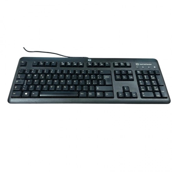 TASTIERA HP SMART CARD KUS1206 USB QWERTY ITA NERO 700847-061 701671-061 - usato 