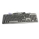 TASTIERA CON FILO KEYBOARD NERA BLACK NUOVA PS/2 PER PC 105 TASTI- aperto mai usato