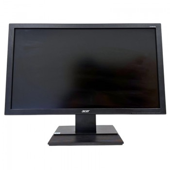 MONITOR PC ACER V246HQL 24" 1920X1080 W-LED FULL HD 16:9 VGA DVI NERO GRADO A- usato