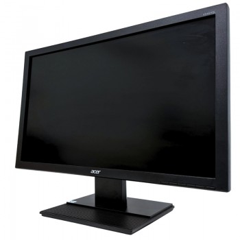 MONITOR PC ACER V246HQL 24" 1920X1080 W-LED FULL HD 16:9 VGA DVI NERO GRADO A- usato