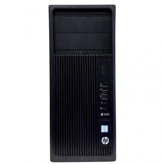 PC DESKTOP TOWER WORKSTATION HP Z240 INTEL I7-6700 RAM 8GB SSD 256GB WIN 11 PRO- ricondizionato