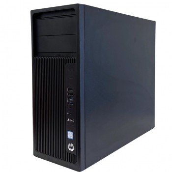 PC DESKTOP TOWER WORKSTATION HP Z240 INTEL I7-6700 RAM 8GB SSD 256GB WIN 11 PRO- ricondizionato