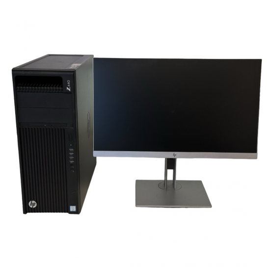 HP WORKSTATION Z440 INTEL XEON E5-1650 V4 32GB SSD 480GB MONITOR 23" HP E233 MOUSE/TASTIERA- RICONDIZIONATO